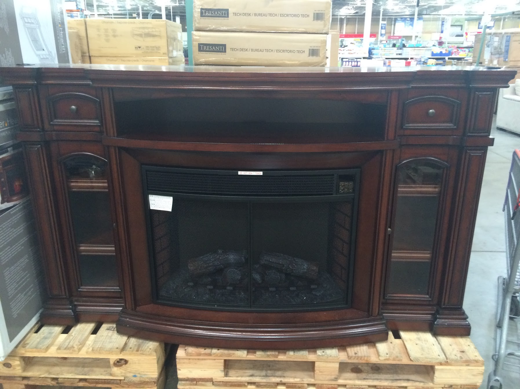 Electric Fireplace Tv Console At Costco Budgetcostco Com