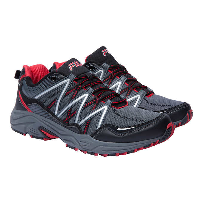 Fila® Men’s Trail Running Shoe, Gray