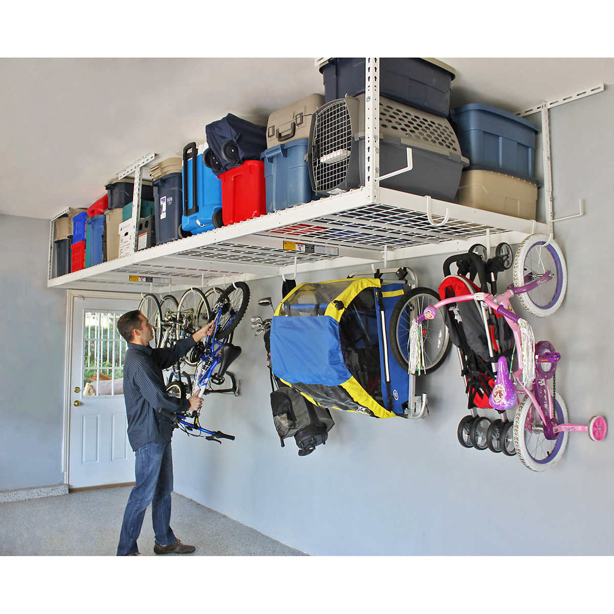 SafeRacks Overhead Garage Storage Combo Kit