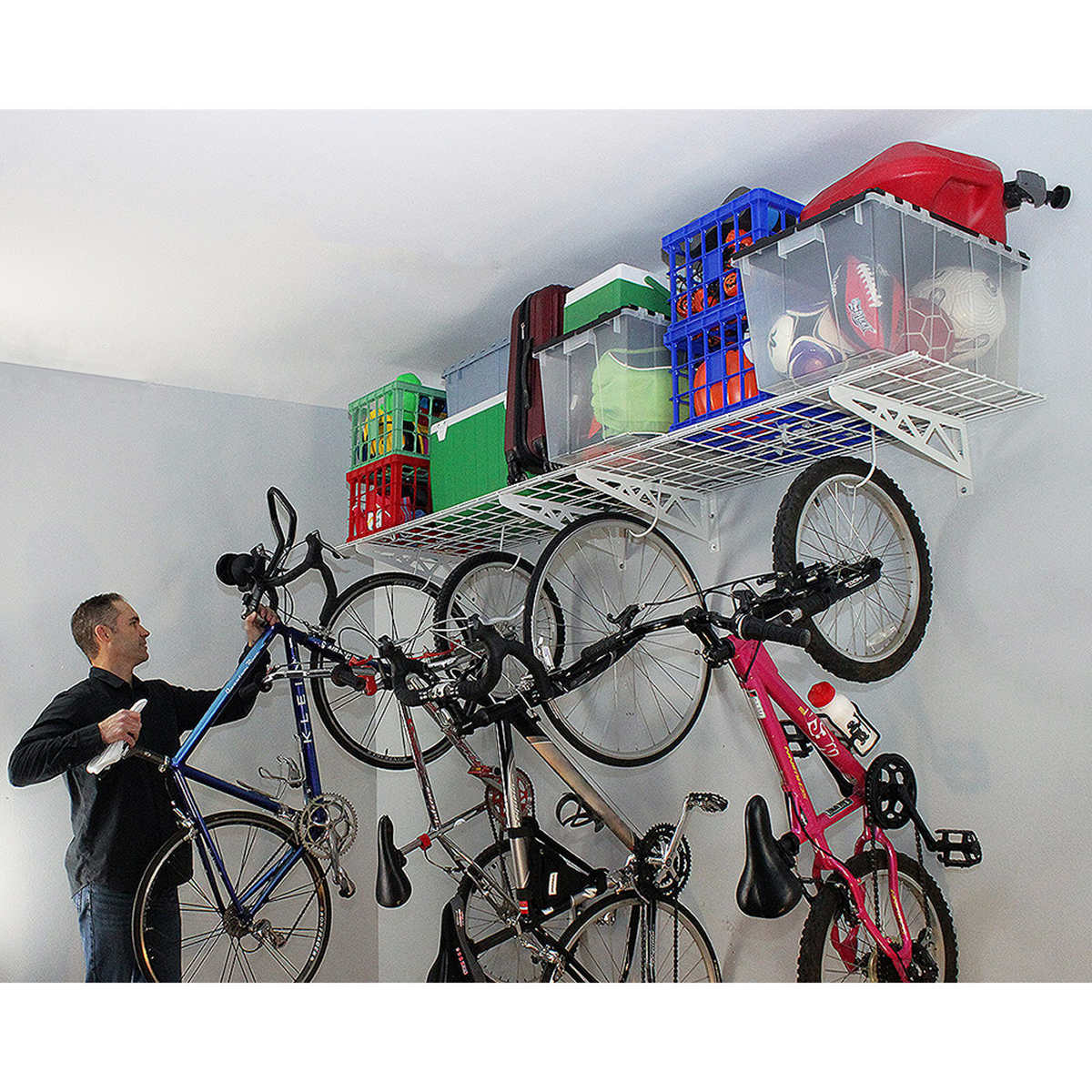 SafeRacks Wall Shelf Combo Kit